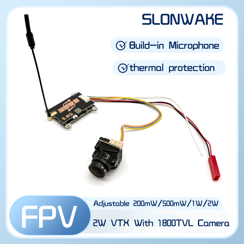 Fpv Drone Camera - SLONWAKE 5.8G 56CH 2W zender VTX