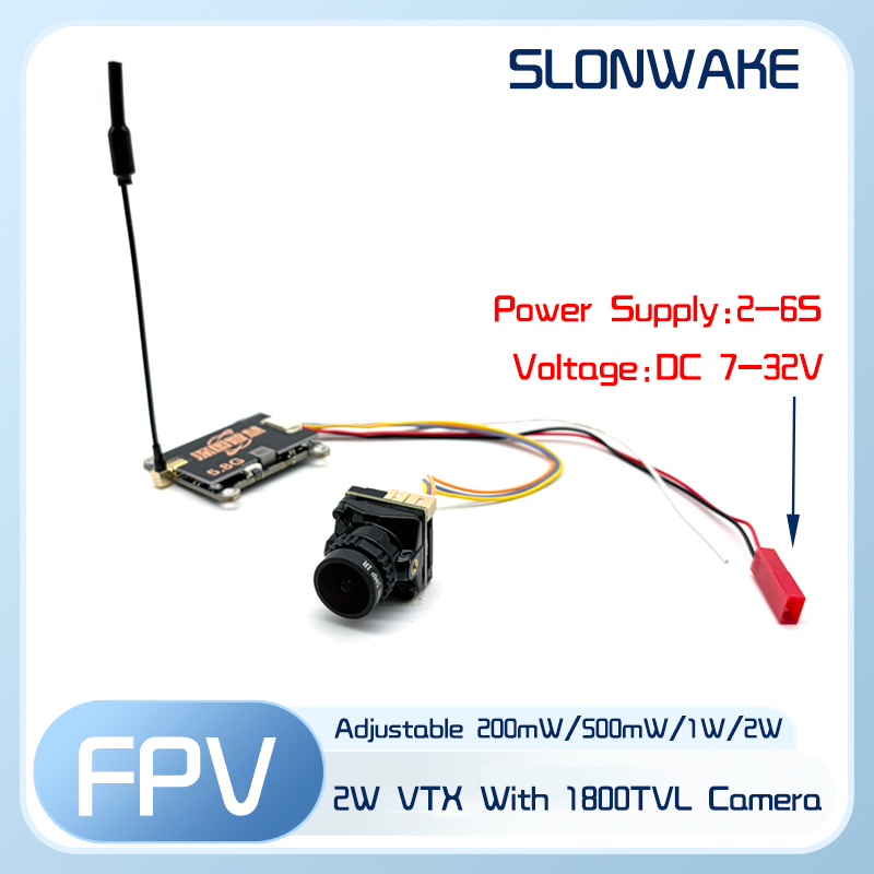 SLONWAKE 5.8G 56CH 2W zender V - Fpv Drone Camera recensie en prijs