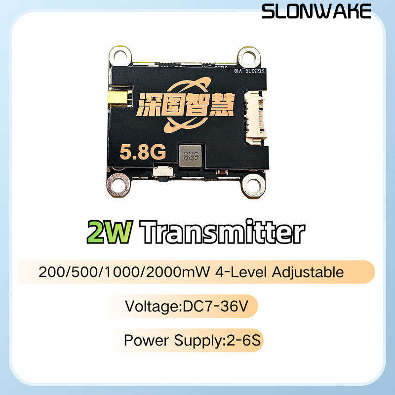 SLONWAKE 5.8G 56CH 2W zender V - Fpv Drone Camera recensie en prijs